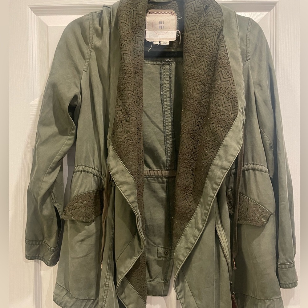 Anthropologie Army Green Womens’ Jacket